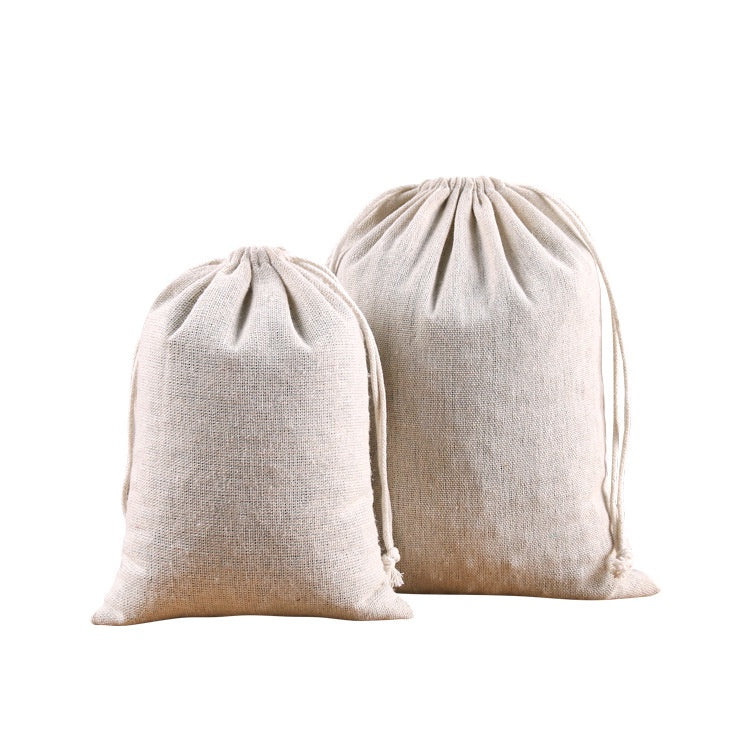 Pouch Bag Drawstring Bag Burlap Bag Linen Jewelry Bag Storage Gift Bag Laundry Bag Mini Cloth Bag Perfume Bag 麻布袋