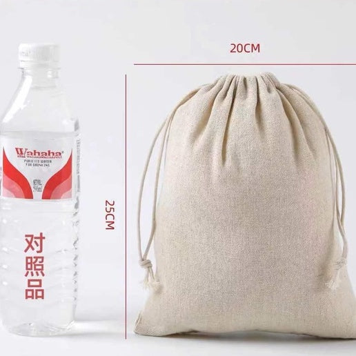 Pouch Bag Drawstring Bag Burlap Bag Linen Jewelry Bag Storage Gift Bag Laundry Bag Mini Cloth Bag Perfume Bag 麻布袋