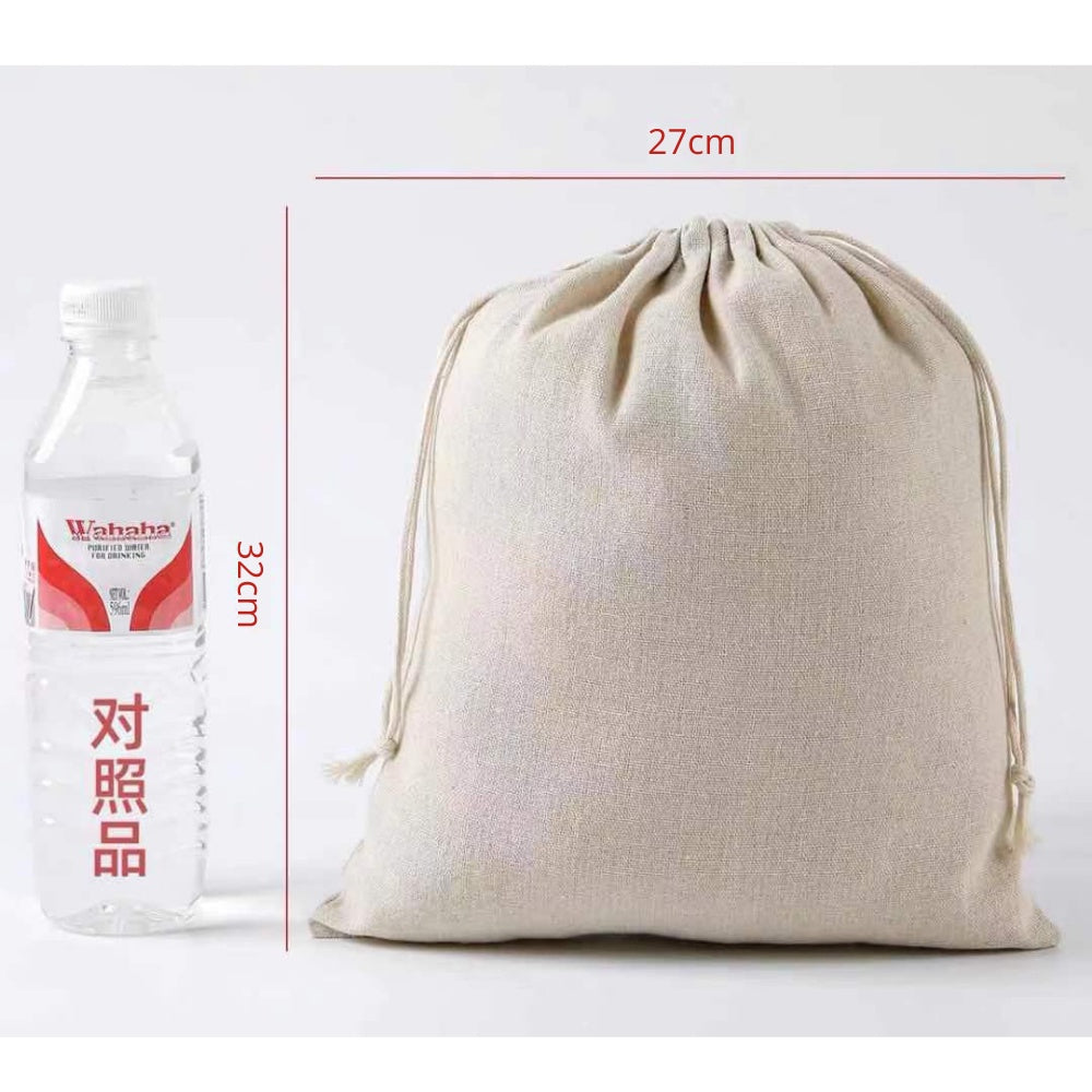 Pouch Bag Drawstring Bag Burlap Bag Linen Jewelry Bag Storage Gift Bag Laundry Bag Mini Cloth Bag Perfume Bag 麻布袋
