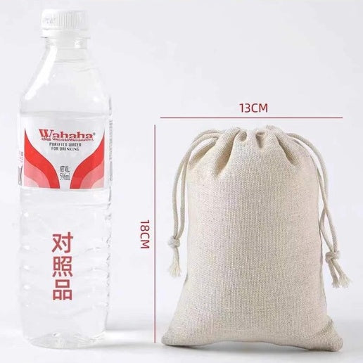 Pouch Bag Drawstring Bag Burlap Bag Linen Jewelry Bag Storage Gift Bag Laundry Bag Mini Cloth Bag Perfume Bag 麻布袋