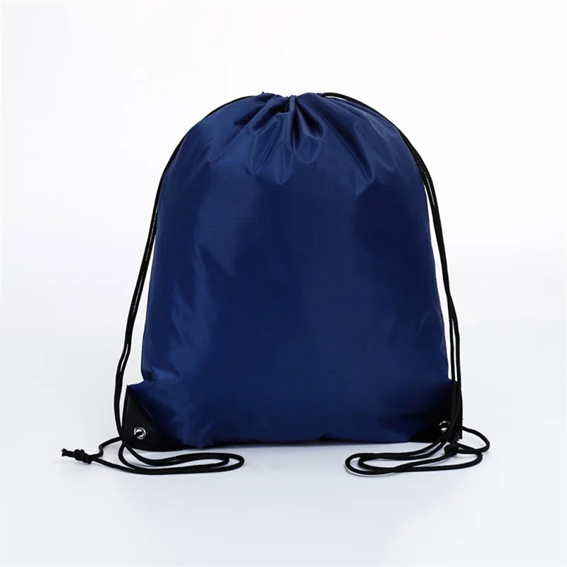 Polyester Drawstring Bag Waterproof Sport Bag Outdoor Storage Bag String Backpack Gym Hiking Marathon Beg Sukan 运动袋运动包