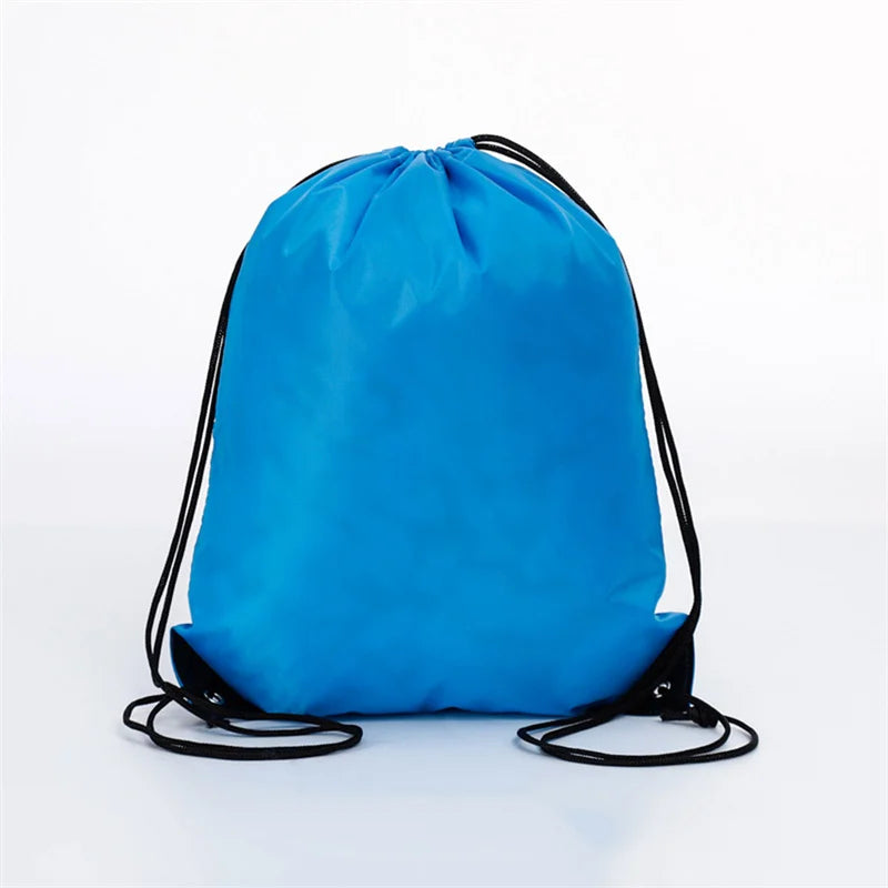 Polyester Drawstring Bag Waterproof Sport Bag Outdoor Storage Bag String Backpack Gym Hiking Marathon Beg Sukan 运动袋运动包