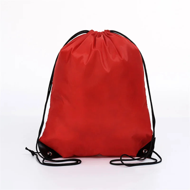 Polyester Drawstring Bag Waterproof Sport Bag Outdoor Storage Bag String Backpack Gym Hiking Marathon Beg Sukan 运动袋运动包