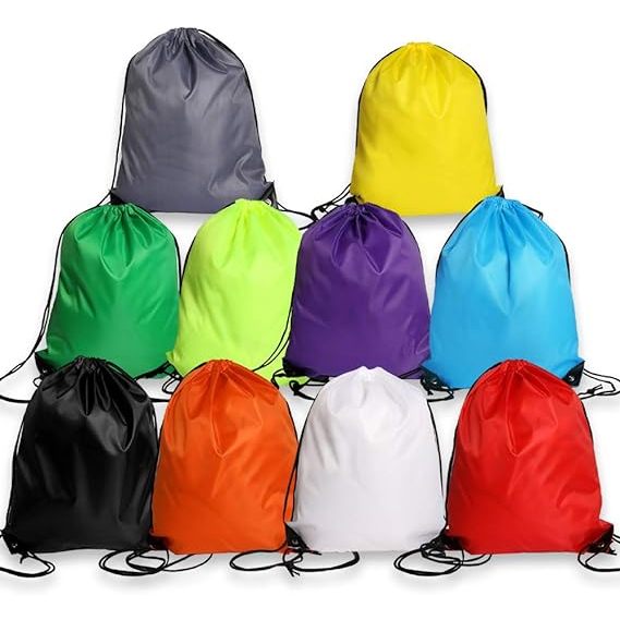 Polyester Drawstring Bag Waterproof Sport Bag Outdoor Storage Bag String Backpack Gym Hiking Marathon Beg Sukan 运动袋运动包