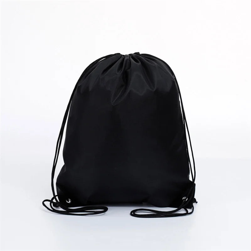Polyester Drawstring Bag Waterproof Sport Bag Outdoor Storage Bag String Backpack Gym Hiking Marathon Beg Sukan 运动袋运动包
