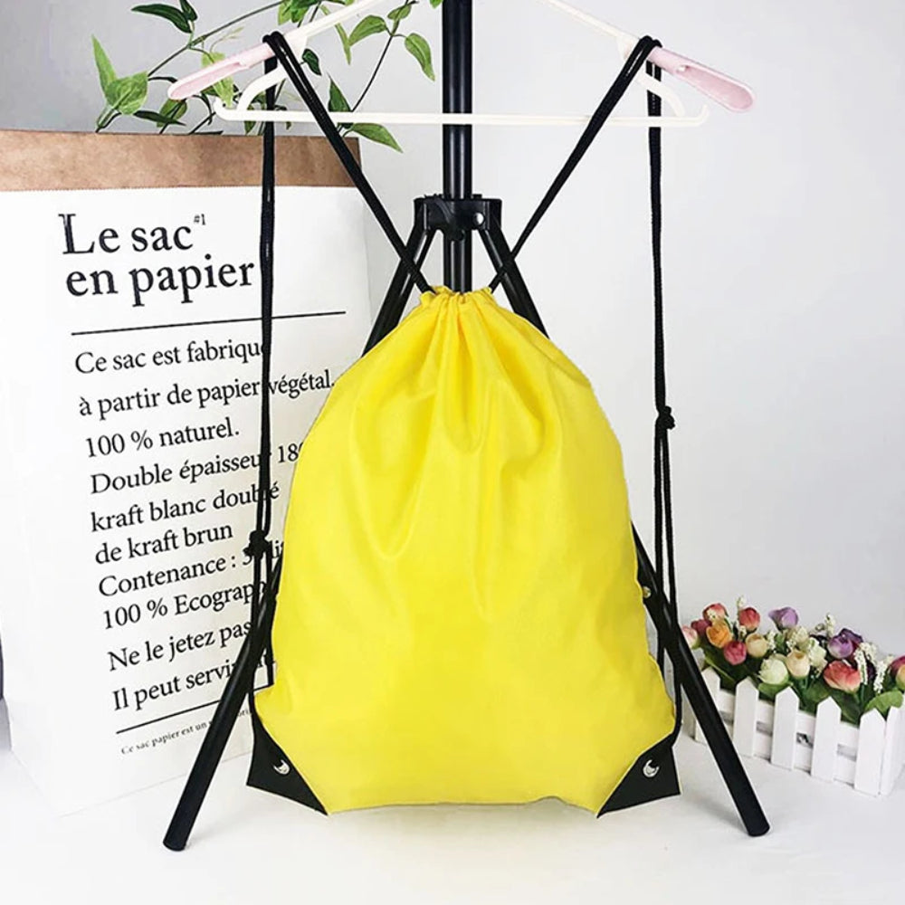 Polyester Drawstring Bag Waterproof Sport Bag Outdoor Storage Bag String Backpack Gym Hiking Marathon Beg Sukan 运动袋运动包