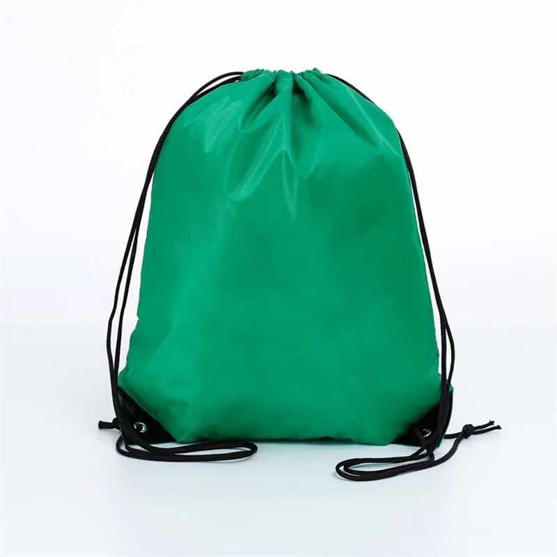 Polyester Drawstring Bag Waterproof Sport Bag Outdoor Storage Bag String Backpack Gym Hiking Marathon Beg Sukan 运动袋运动包