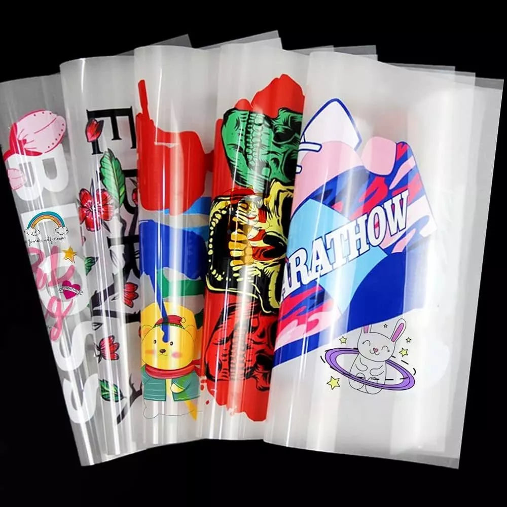 DTF Printing DTF Film Printing Iron On Heat Transfer Film DTF Cetak Baju Custom T-Shirt DTF Sticker