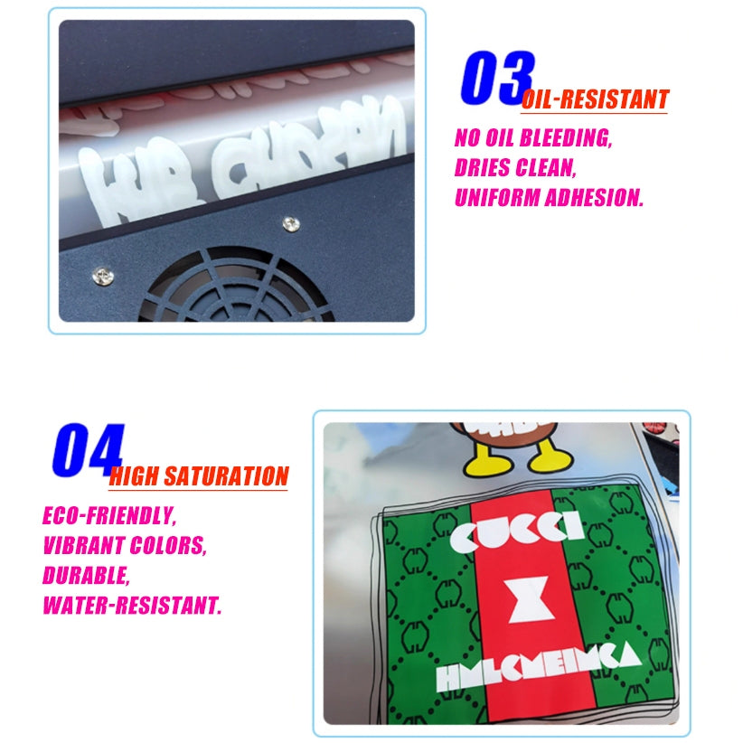 DTF Ink Pigment Ink 1L DTF Heat Transfer Ink Direct to Film Black White Red Blue Yellow