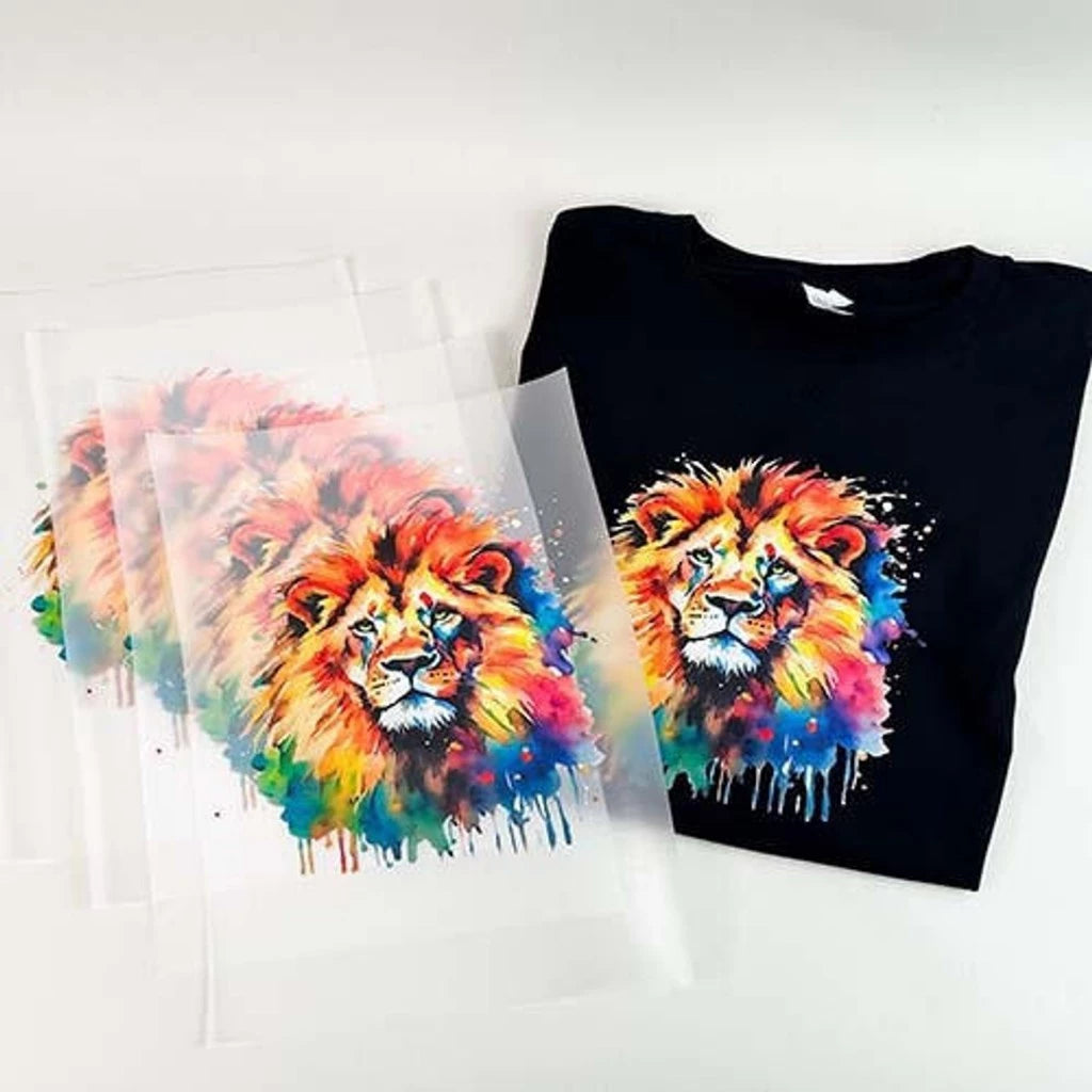 DTF Printing DTF Film Printing Iron On Heat Transfer Film DTF Cetak Baju Custom T-Shirt DTF Sticker