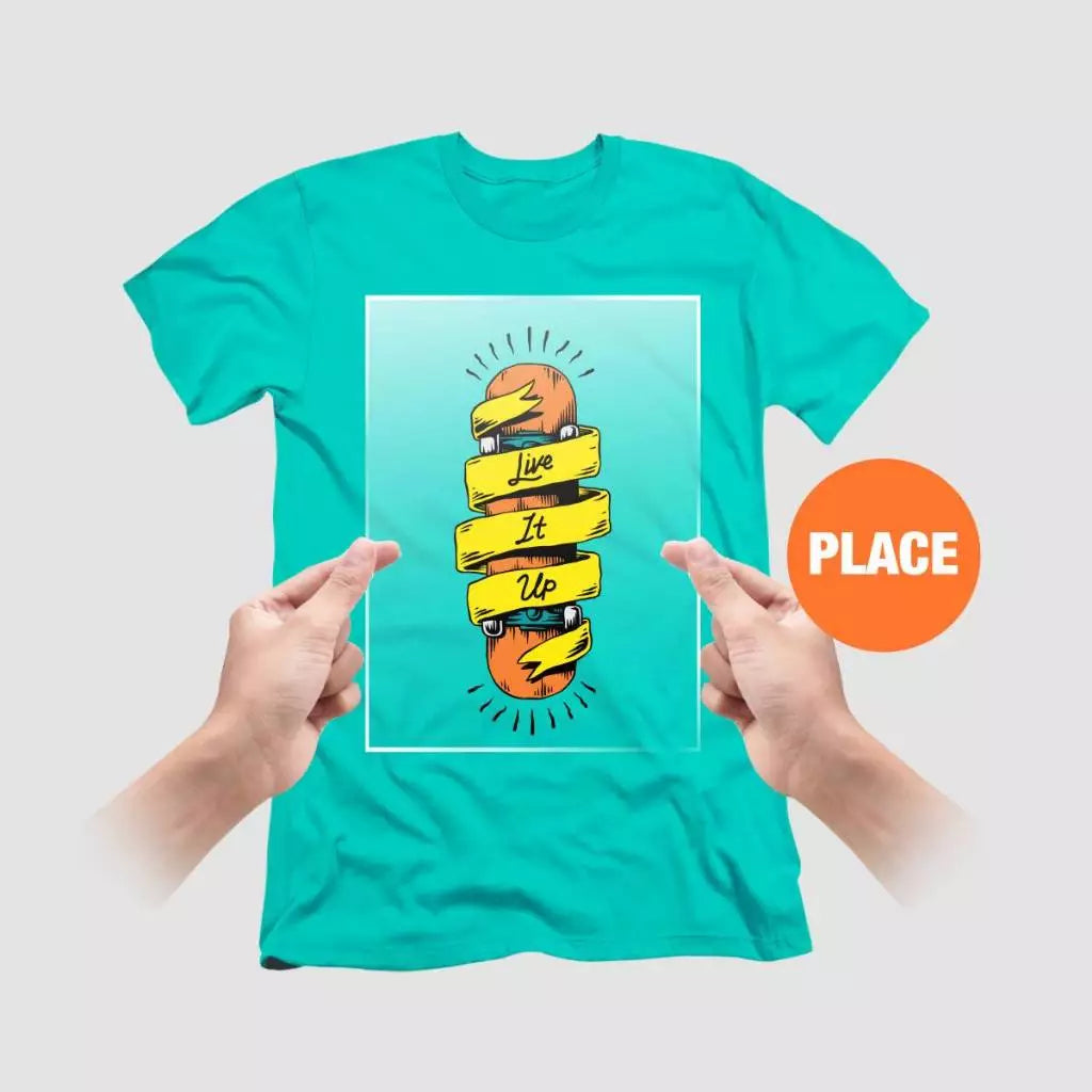 DTF Printing DTF Film Printing Iron On Heat Transfer Film DTF Cetak Baju Custom T-Shirt DTF Sticker