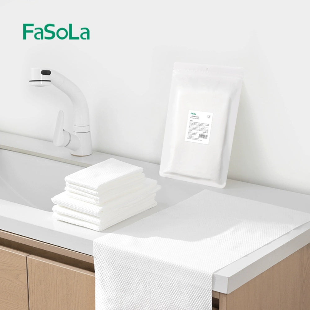 FaSoLa 2pcs Disposable Bath Towel 100*70cm Skin Friendly Thickened & Strong Water Absorption 一次性浴巾毛巾