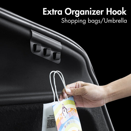 Tesla 2025 Model Y Juniper / Model Y Trunk Organizer Hook Umbrella Grocery Storage Organizer
