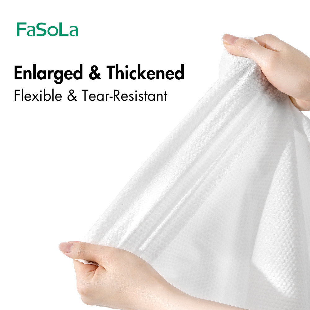FaSoLa 2pcs Disposable Bath Towel 100*70cm Skin Friendly Thickened & Strong Water Absorption 一次性浴巾毛巾