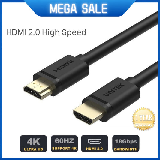 Premium HDMI 2.0 4K Full HD High Speed HDMI Cable 3D For Laptop PS4 Pro Xbox Nintendo Switch Apple