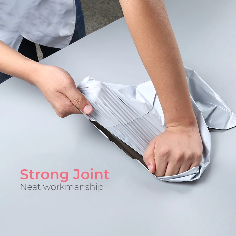 Courier Bag 0.10mm± Thickness 100pcs/Roll Parcel Bag No Pocket Flyer Plastik Courier Plastic Pos Kurier Plastik Mailing 快递袋