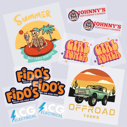 DTF Transfers Sticker by Size【1pcs】