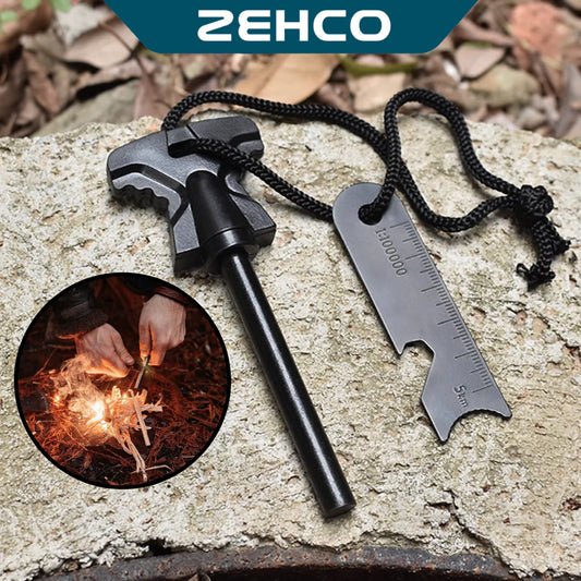 Outdoor Survival Fire Starter Rod Ferro Rod Magnesium Flint Stone for Outdoor Camping Hiking Batu Api 户外求生打火石起火生火