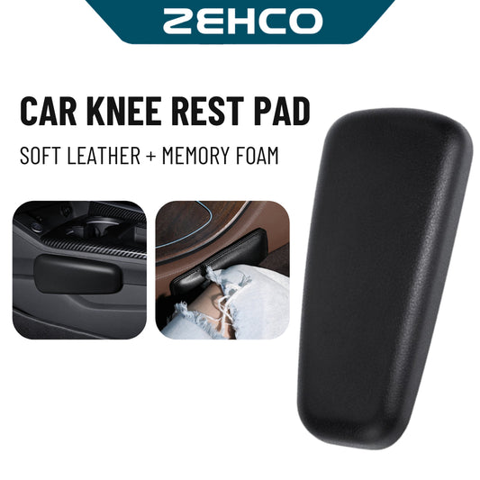 Universal Car Leg Pad Soft Leather Car Leg Rest Pad Knee Block Leather Pad Car Leg Cushion Kusyen Kaki Lutut Kereta 护膝垫