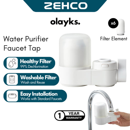Olayks Water Purifier Faucet Water Filter Tap Water Filter Purifier Easy To Install Washable Filter Penapis Air 水龙头净水器