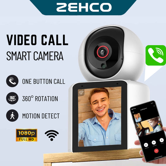 1080P Two Way Video Call Smart Camera 360° Vision Motion Detection WiFi CCTV IP Security Camera Baby Monitor 视频通话摄像头监