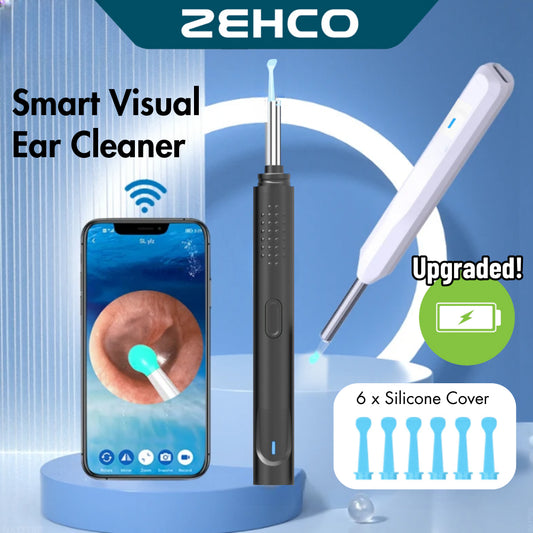 Zehco S8 Intelligent Ear Wax Cleaner with Camera Visual HD Ear Scoop Ear Cleaner Tool App Tool Smart Ear Pick 挖耳朵神器