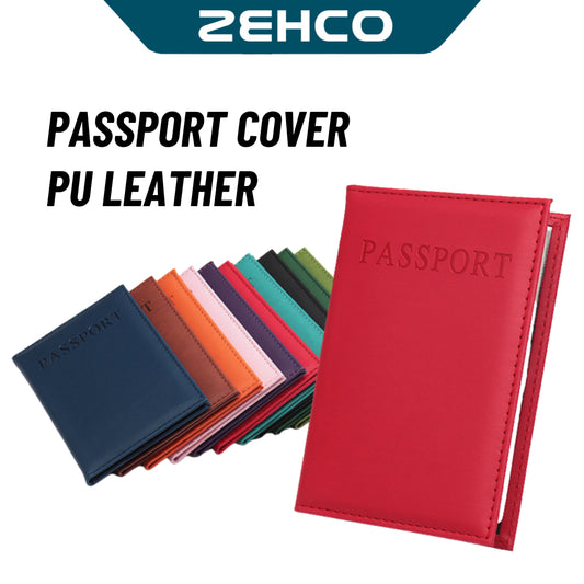 PU Leather Travel Passport Holder Passport Cover ID Card Case Passport Protector PU 皮革护照套
