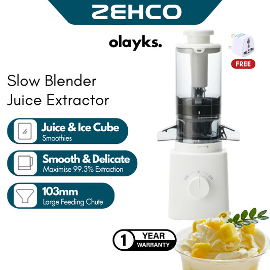 Olayks Electric Slow Juicer Juice Extractor Machine Fruit Vegetable Household Fruit Blender Pemerah Jus 榨汁机果汁机