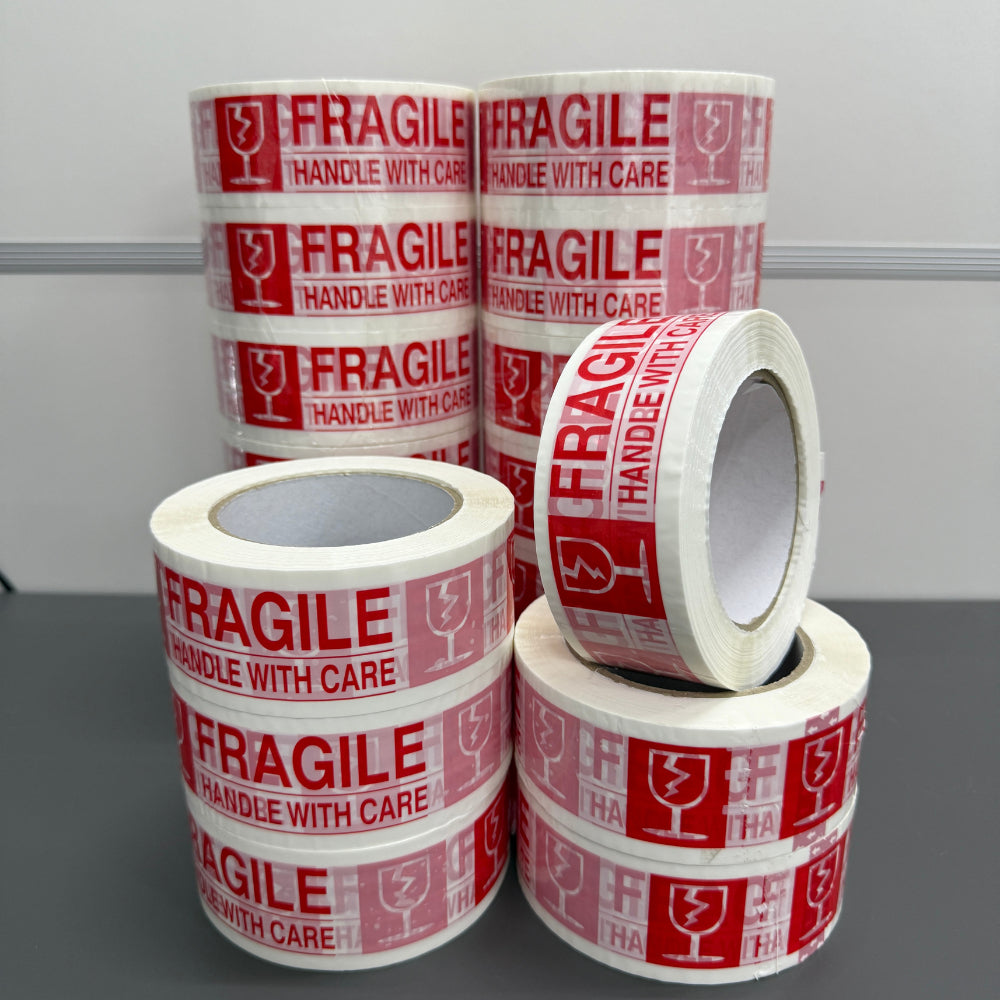 Fragile OPP Tape 45mmx160 Yards (160 Meter) Clear Fragile Tape