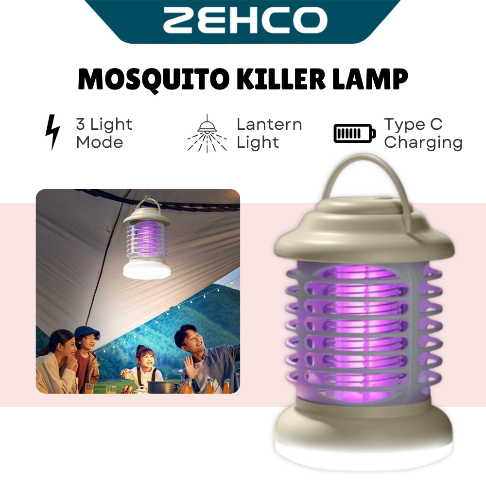 Electric Mosquito Killer Lamp with Night Light Portable Rechargeable Mosquito Insect Trap Lamp 灭蚊灯