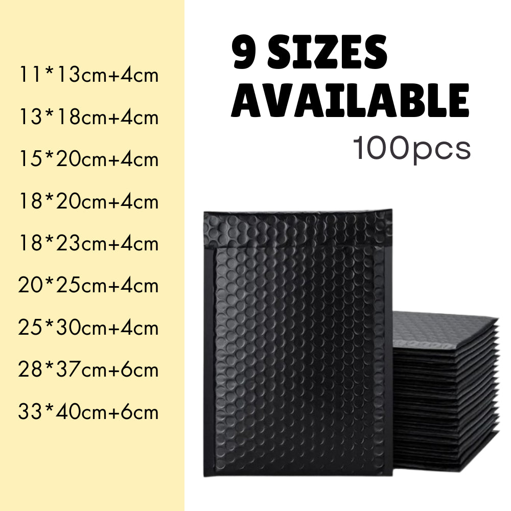100pcs Bubble Envelope Bag Bubble Bag Waterproof Strong Adhesive Courier Bag with Bubble 气泡袋快递袋