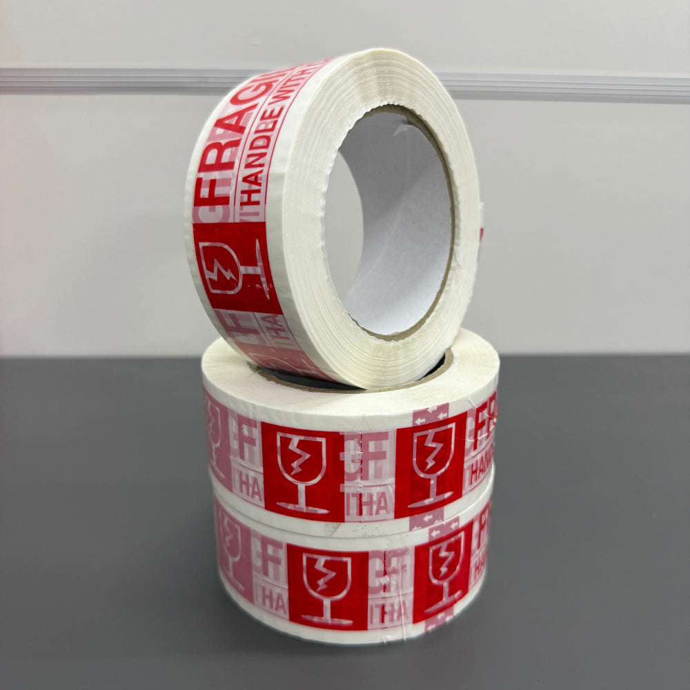 Fragile OPP Tape 45mmx160 Yards (160 Meter) Clear Fragile Tape