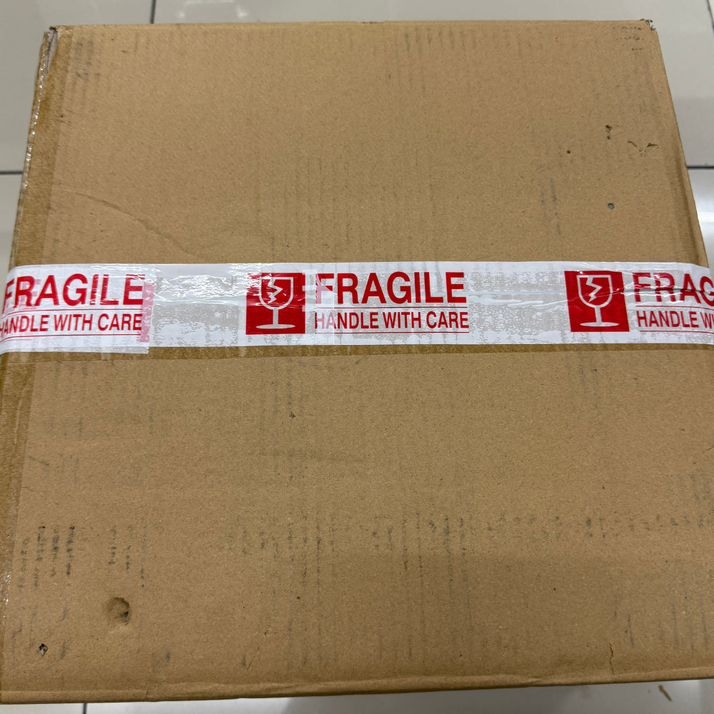 Fragile OPP Tape 45mmx160 Yards (160 Meter) Clear Fragile Tape