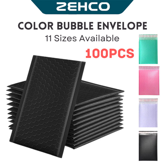 100pcs Bubble Envelope Bag Bubble Bag Waterproof Strong Adhesive Courier Bag with Bubble 气泡袋快递袋