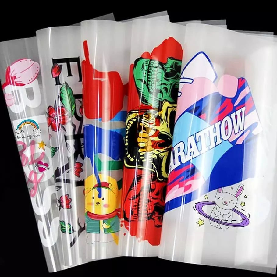 DTF Pet Film Roll Hot Peel 30cm x100 meter Double Side Matte DTF Heat Transfer Film Roll 白墨烫画膜