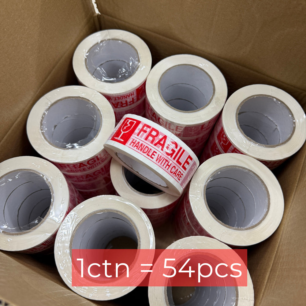Fragile OPP Tape 45mmx160 Yards (160 Meter) Clear Fragile Tape