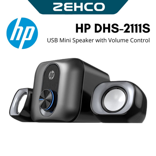 HP DHS-2111S Desktop Speaker PC Computer Speaker Wired Speaker Super Bass with Subwoofer for PC/TV/Laptop