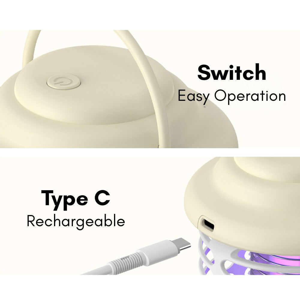 Electric Mosquito Killer Lamp with Night Light Portable Rechargeable Mosquito Insect Trap Lamp 灭蚊灯