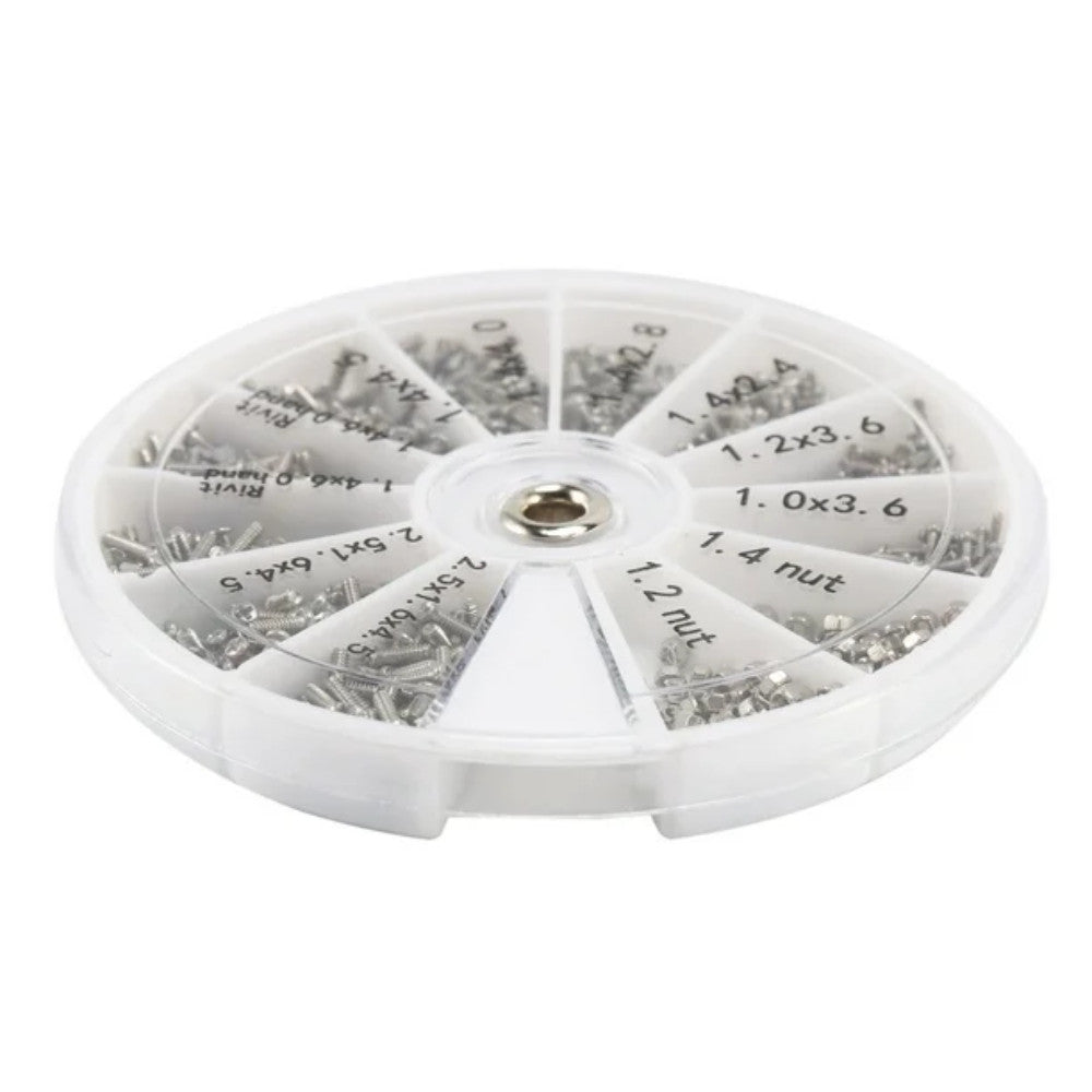 600pcs/Box Machine Screw Set Kit Mini Screws Tools Box Screw for PC Glasses Mobile Watches 小螺丝盒