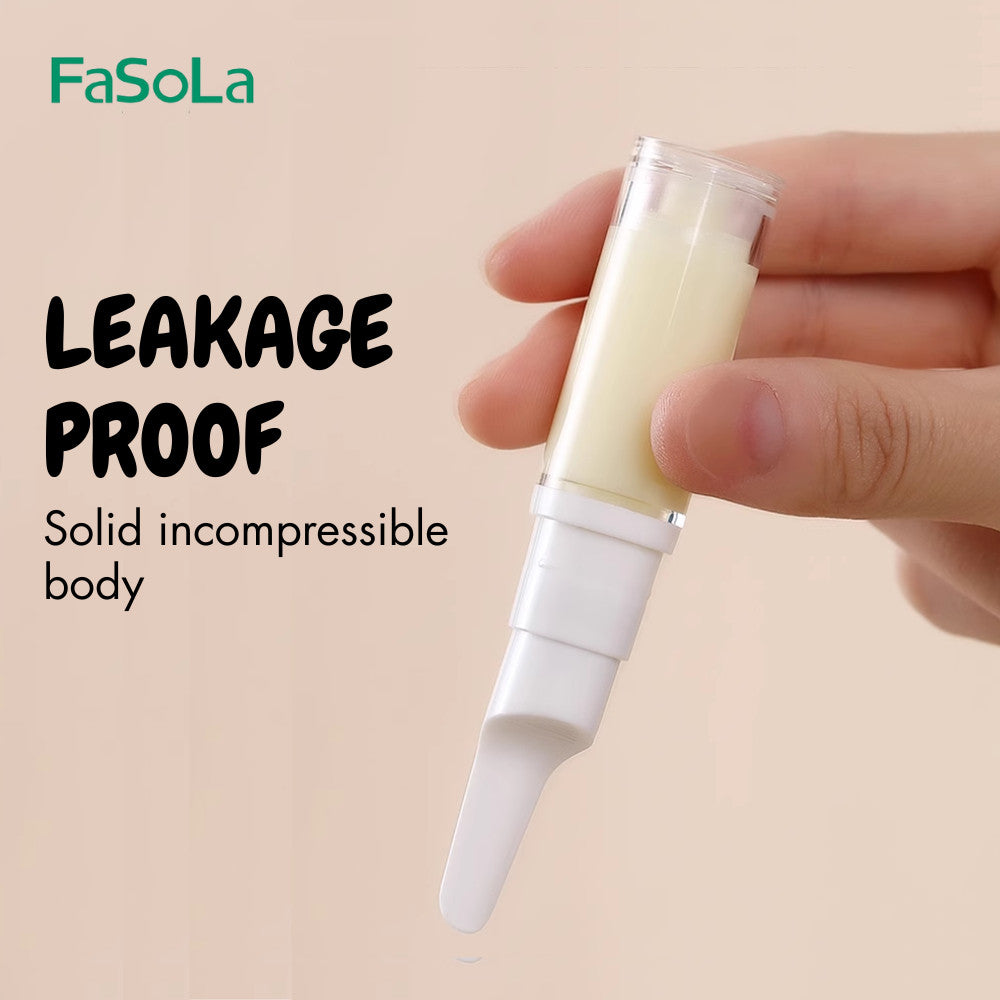 FaSoLa Travel Vacuum Bottle 5ml Airless Pump Portable Travel Bottle Refill 旅行真空按压瓶罐【FREE LABEL】