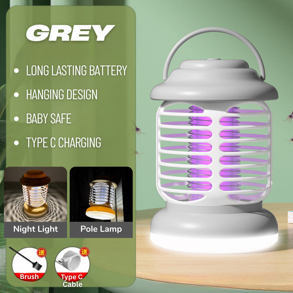 Electric Mosquito Killer Lamp with Night Light Portable Rechargeable Mosquito Insect Trap Lamp 灭蚊灯