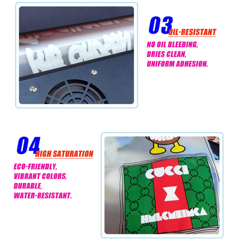 DTF Pet Film Roll 30cm x100 meter Double Side Matte DTF Heat Transfer Film Roll 白墨烫画膜