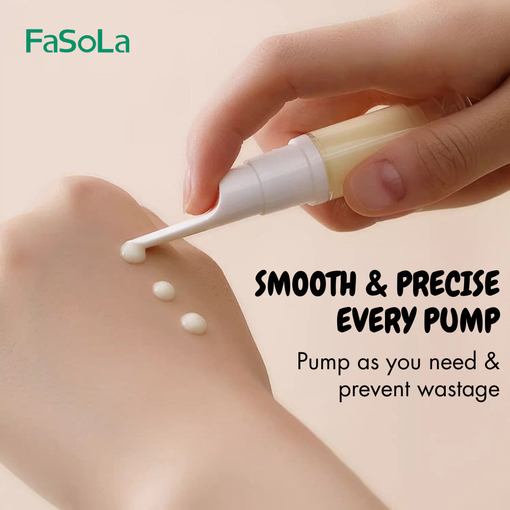 FaSoLa Travel Vacuum Bottle 5ml Airless Pump Portable Travel Bottle Refill 旅行真空按压瓶罐【FREE LABEL】