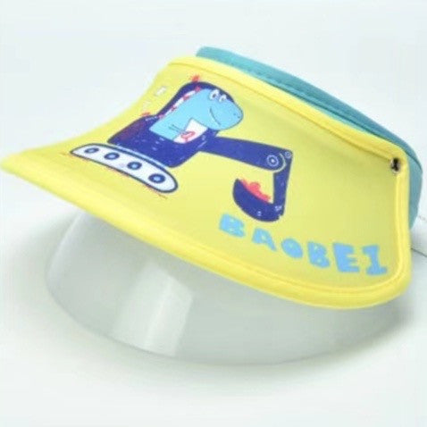 Kids Baby Sun Visor Hat Outdoor Travel Sun Protection UV Protection Breathable Adjustable Visor Sun Hat Beach Cap