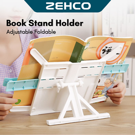 Adjustable Book Stand for Reading Book Holder Tablet Stand Holder Portable Foldable Book Shelf for Book Document 阅读书架
