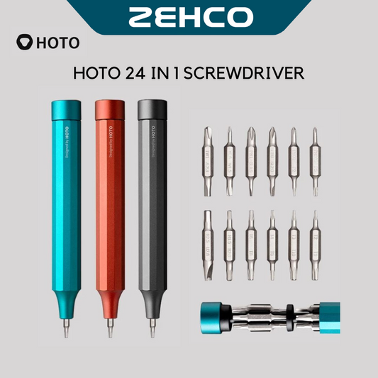 HOTO 24 In 1 Precision Screwdriver Set Device Repair Tools PC Phone Watch Magnetic Design Mini Screwdriver Kit