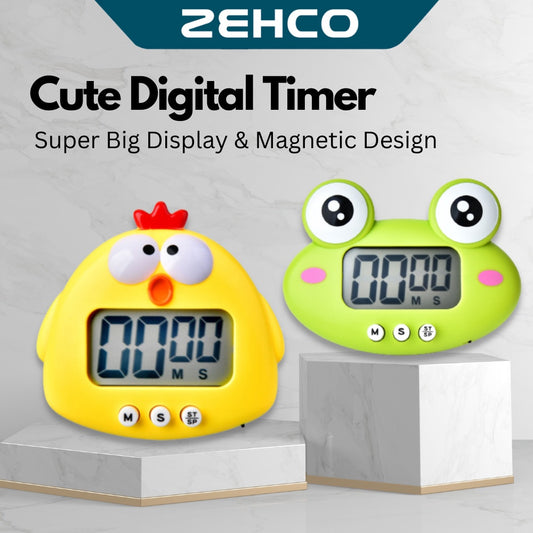 Digital Kitchen Timer Super Large LCD Display Magnetic Digital Timer Loud Countdown Alarm Clock Baking Oven Study 计时器定时器